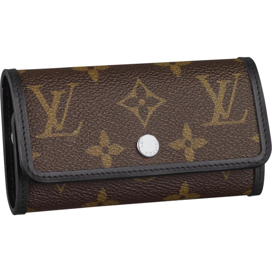 AAA Fake Louis Vuitton 6 Key Hollder Monogram Macassar Canvas M60165 Online